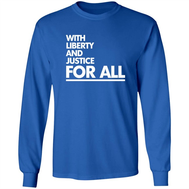 With Liberty And Justice For All Black Shirt With Liberty And Justice For All Black Shirt