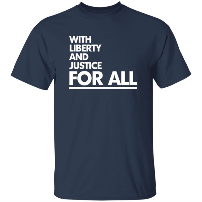 With Liberty And Justice For All Black Shirt With Liberty And Justice For All Black Shirt