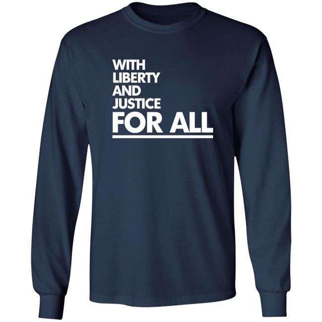 With Liberty And Justice For All Black Shirt With Liberty And Justice For All Black Shirt