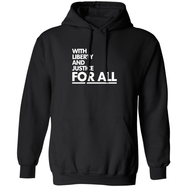 With Liberty And Justice For All Black Shirt With Liberty And Justice For All Black Shirt