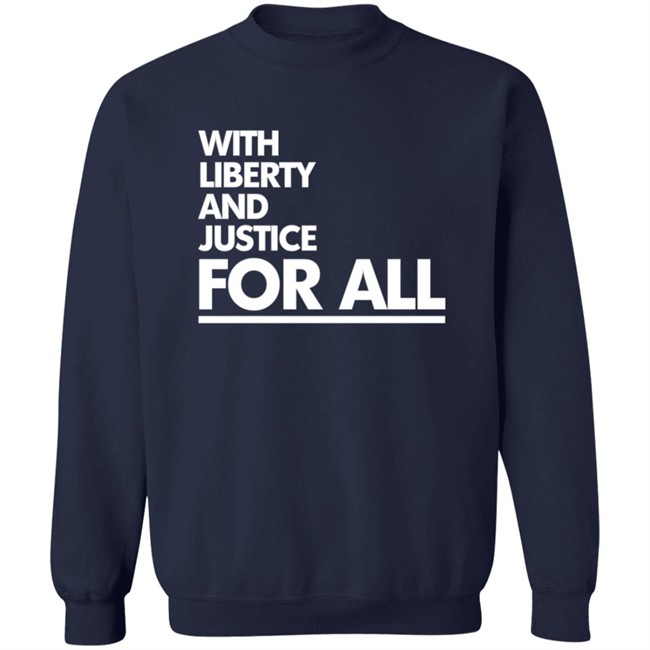 With Liberty And Justice For All Black Shirt With Liberty And Justice For All Black Shirt