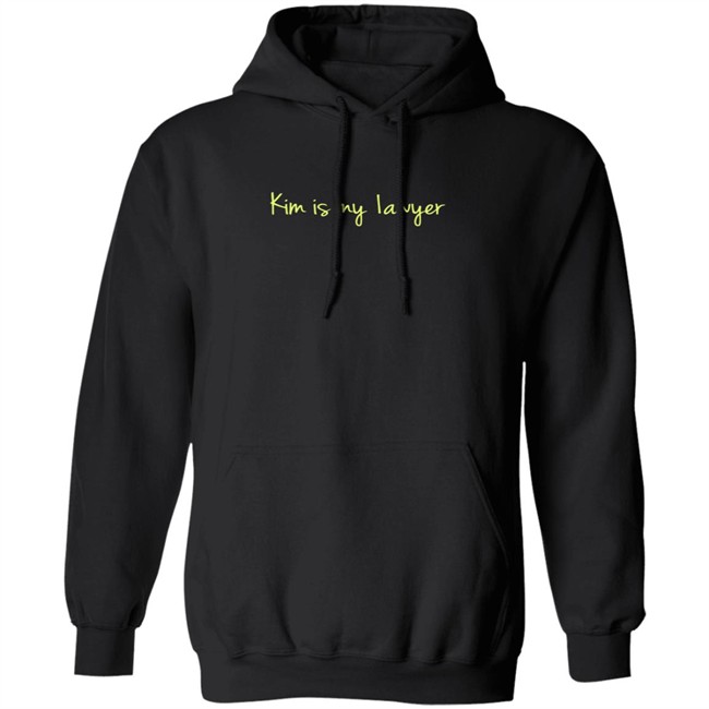 Kim Is My Lawyer Black Hoodie