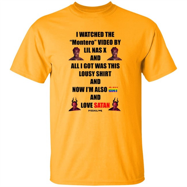 Lil Nas X X Pizzaslime The Lousy Montero Shirt Lil Nas X X Pizzaslime The Lousy Montero Shirt
