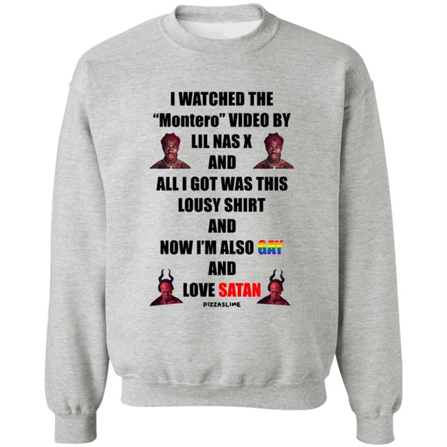 Lil Nas X X Pizzaslime The Lousy Montero Shirt Lil Nas X X Pizzaslime The Lousy Montero Shirt