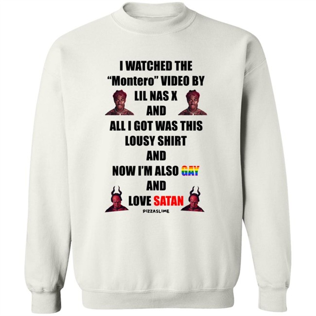 Lil Nas X X Pizzaslime The Lousy Montero Shirt Lil Nas X X Pizzaslime The Lousy Montero Shirt