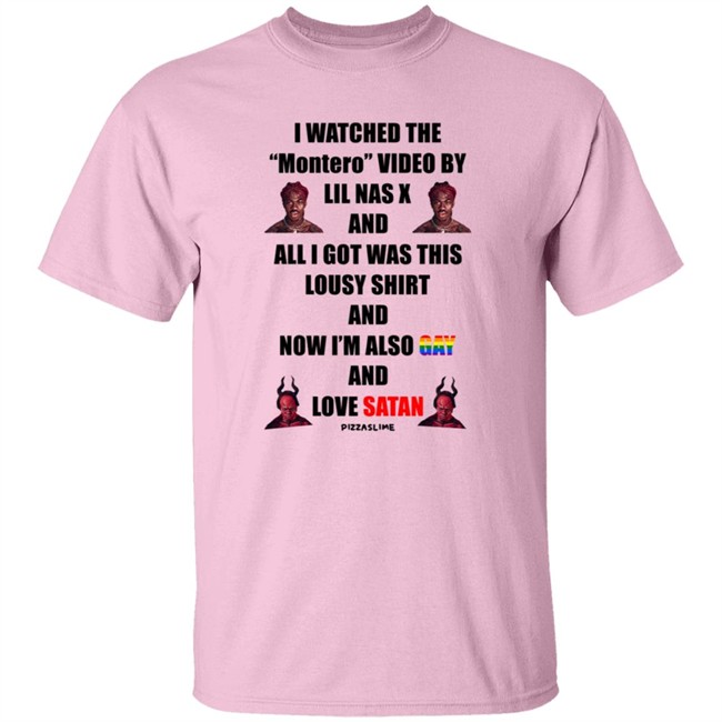 Lil Nas X X Pizzaslime The Lousy Montero Shirt Lil Nas X X Pizzaslime The Lousy Montero Shirt