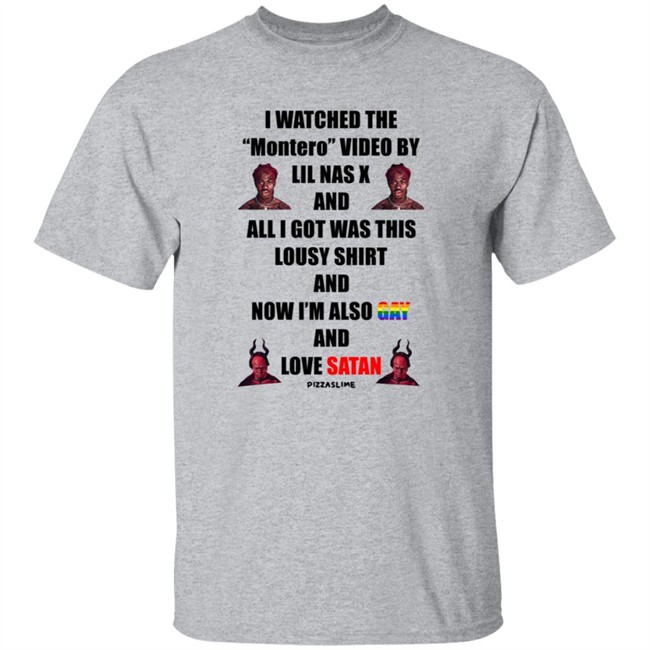 Lil Nas X X Pizzaslime The Lousy Montero Shirt Lil Nas X X Pizzaslime The Lousy Montero Shirt