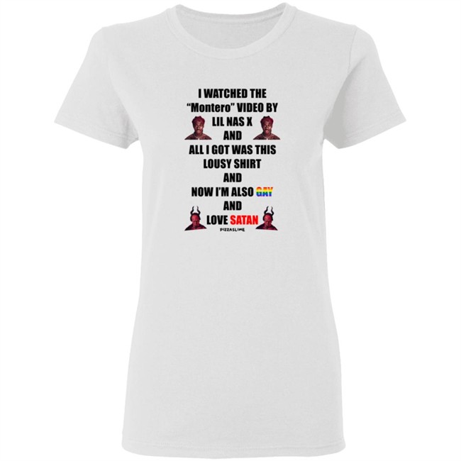 Lil Nas X X Pizzaslime The Lousy Montero Shirt Lil Nas X X Pizzaslime The Lousy Montero Shirt