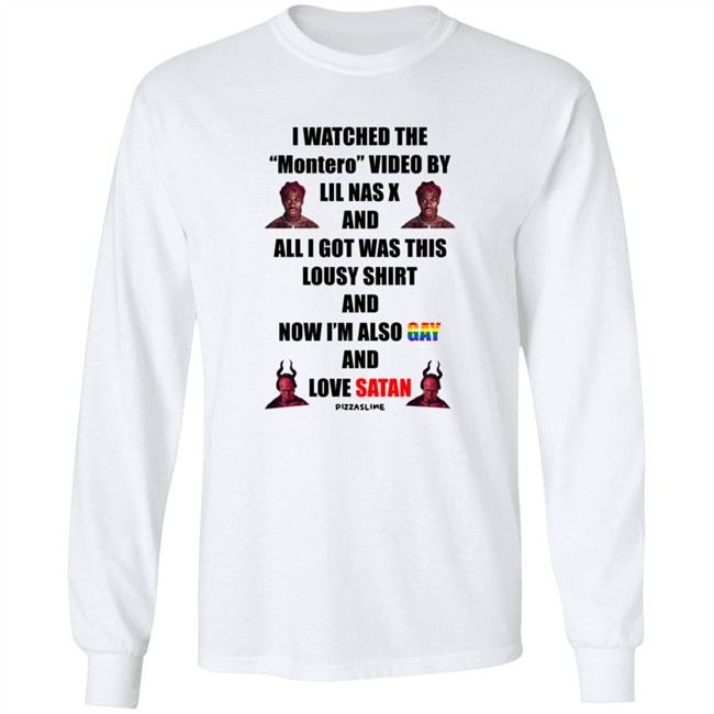 Lil Nas X X Pizzaslime The Lousy Montero Shirt Lil Nas X X Pizzaslime The Lousy Montero Shirt
