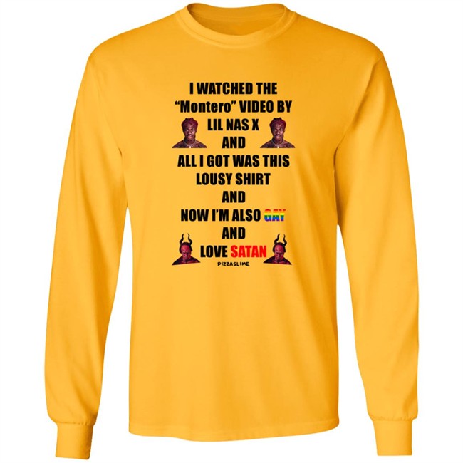 Lil Nas X X Pizzaslime The Lousy Montero Shirt Lil Nas X X Pizzaslime The Lousy Montero Shirt