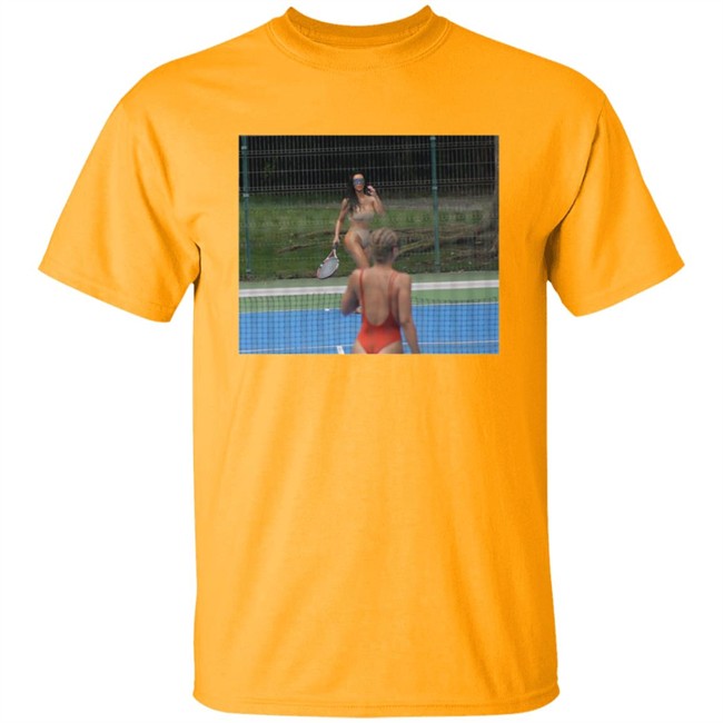 Saint Pablo Merch Kim Tennis White Long Sleeve T Shirt Saint Pablo Merch Kim Tennis White Long Sleeve T Shirt