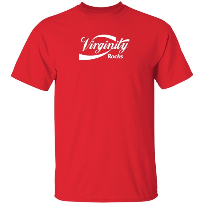 Danny Duncan Merch Virginity Rocks Pop Red Tee Shirt Danny Duncan Merch Virginity Rocks Pop Red Tee Shirt
