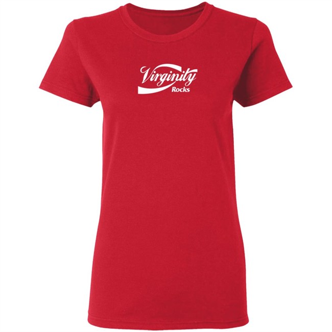 Danny Duncan Merch Virginity Rocks Pop Red Tee Shirt Danny Duncan Merch Virginity Rocks Pop Red Tee Shirt