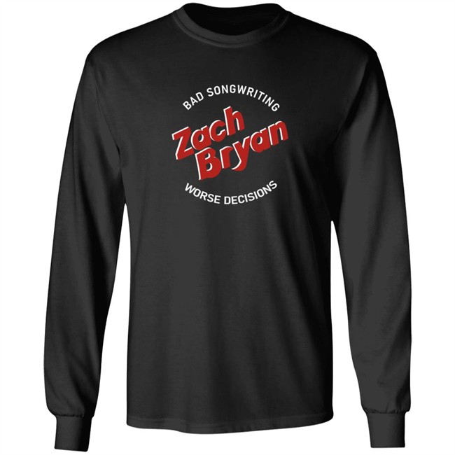 Zach Bryan Merch Bad Songwriting T Shirt Zach Bryan Merch Bad Songwriting T Shirt