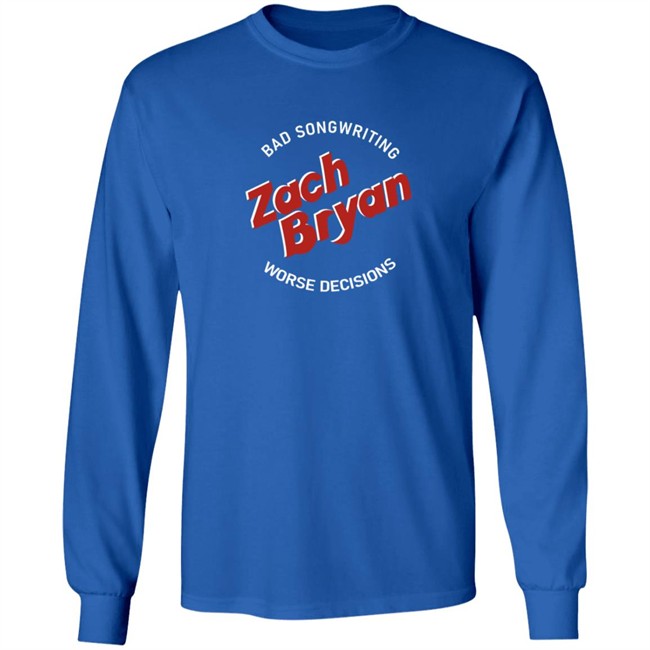 Zach Bryan Merch Bad Songwriting T Shirt Zach Bryan Merch Bad Songwriting T Shirt