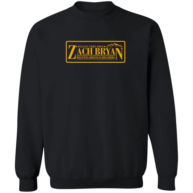 Zach Bryan Merch Tulsa's Very Own Black T Shirt Zach Bryan Merch Tulsa's Very Own Black T Shirt