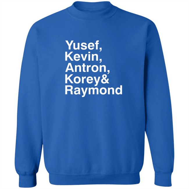 Raymond Santana The Brotherhood Shirts Yusef Kevin Antron Korey Raymond Tee Shirt Raymond Santana The Brotherhood Shirts Yusef Kevin Antron Korey Raymond Tee Shirt