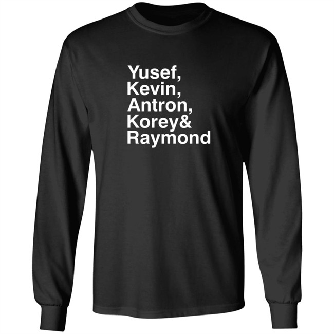 Raymond Santana The Brotherhood Shirts Yusef Kevin Antron Korey Raymond Tee Shirt Raymond Santana The Brotherhood Shirts Yusef Kevin Antron Korey Raymond Tee Shirt