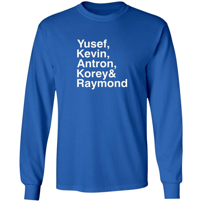 Raymond Santana The Brotherhood Shirts Yusef Kevin Antron Korey Raymond Tee Shirt Raymond Santana The Brotherhood Shirts Yusef Kevin Antron Korey Raymond Tee Shirt