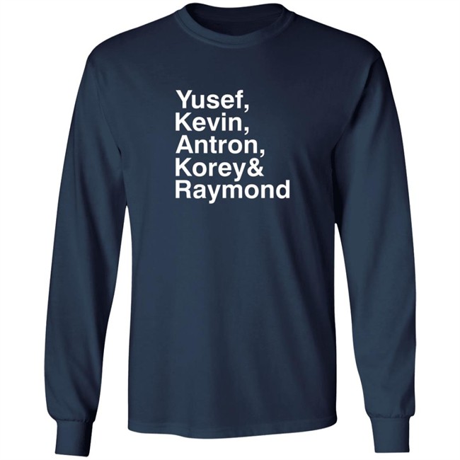 Raymond Santana The Brotherhood Shirts Yusef Kevin Antron Korey Raymond Tee Shirt Raymond Santana The Brotherhood Shirts Yusef Kevin Antron Korey Raymond Tee Shirt