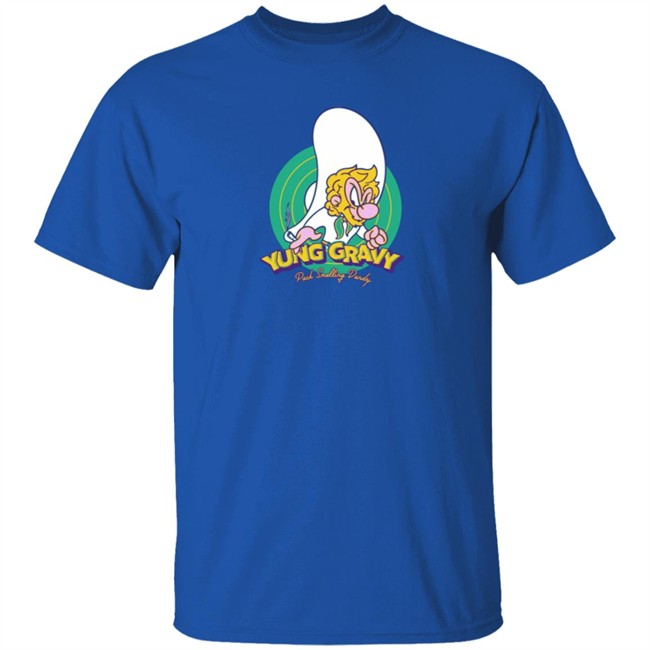 Yung Gravy Merch Yosemite Gram Blue Tee Shirt
