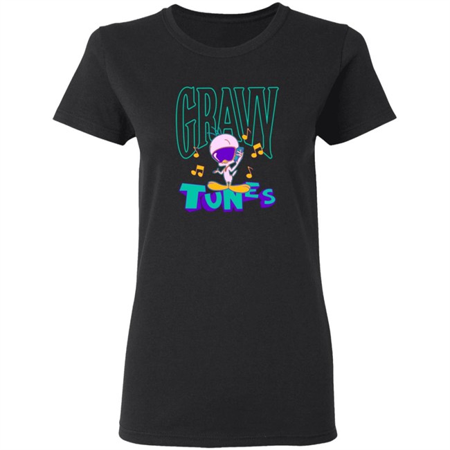Yung Gravy Merch Gravy Tunes Black Tee Shirt Yung Gravy Merch Gravy Tunes Black Tee Shirt