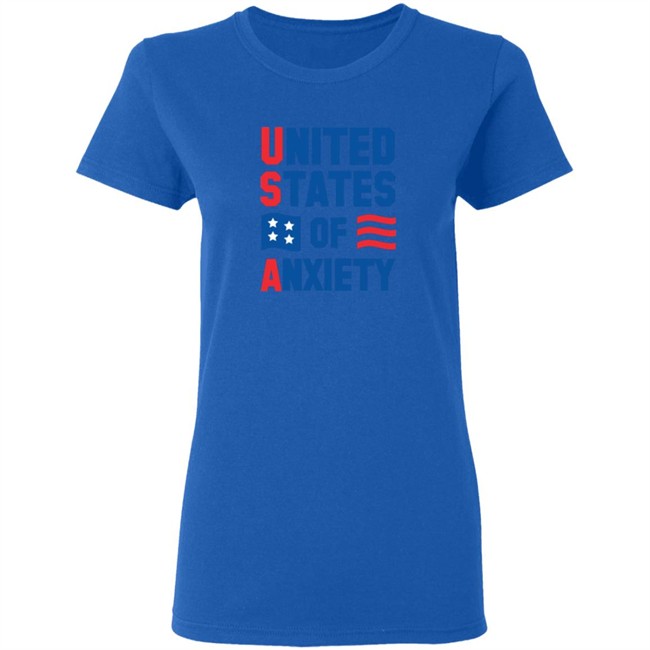 United States Of Anxiety Shirt United States Of Anxiety Shirt