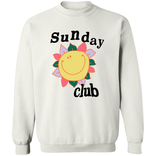 Urban Outfitters Merch UO Sunday Club Crew Neck Sweatshirt