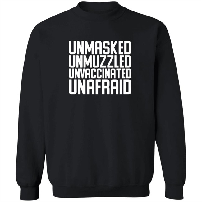 Hodgetwins Merch Unmasked Unmuzzled Unvaccinated Unafraid Shirt Hodgetwins Merch Unmasked Unmuzzled Unvaccinated Unafraid Shirt