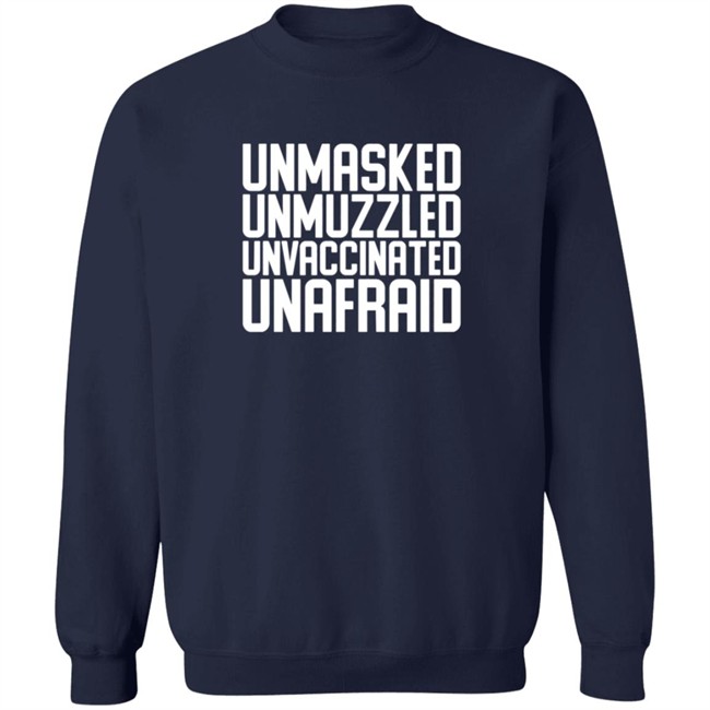 Hodgetwins Merch Unmasked Unmuzzled Unvaccinated Unafraid Shirt Hodgetwins Merch Unmasked Unmuzzled Unvaccinated Unafraid Shirt