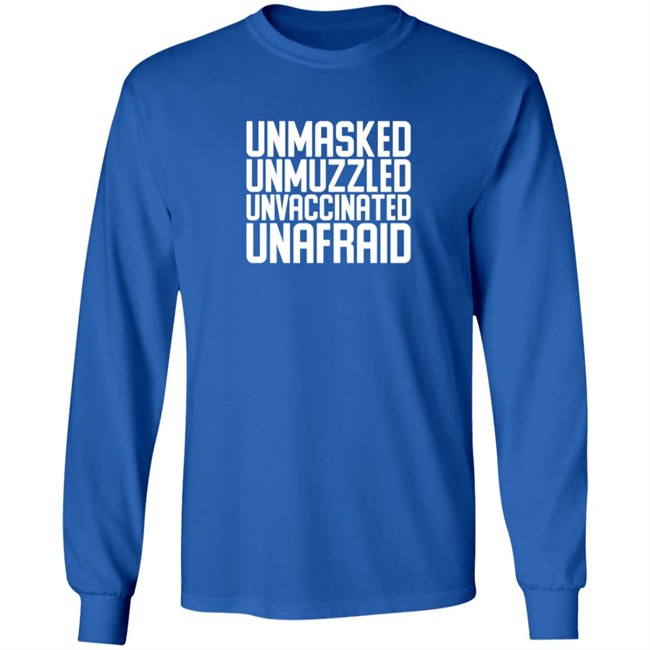 Hodgetwins Merch Unmasked Unmuzzled Unvaccinated Unafraid Shirt Hodgetwins Merch Unmasked Unmuzzled Unvaccinated Unafraid Shirt