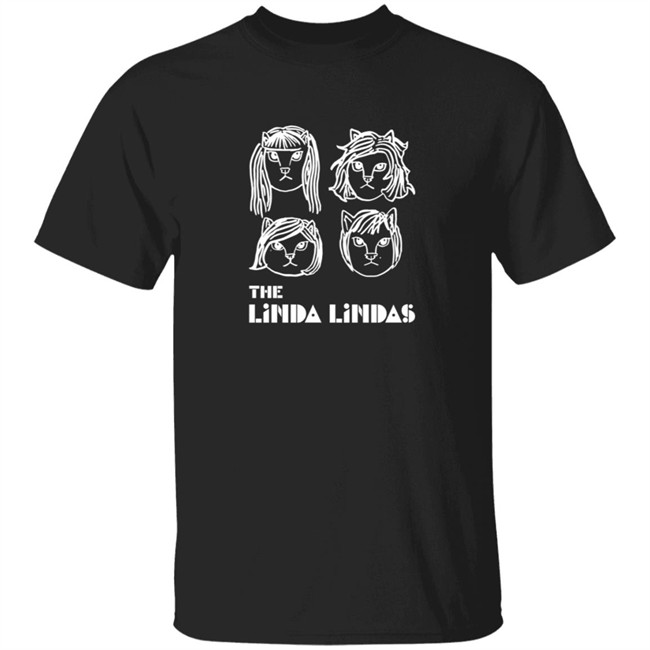 The Linda Lindas Merch Cats Black Shirt