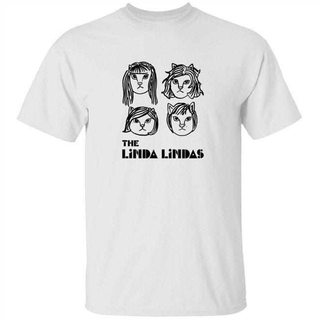 The Linda Lindas Merch Cats White Shirt