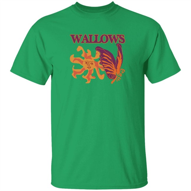 Wallows Merch Wavy Sun T Shirt Wallows Merch Wavy Sun T Shirt