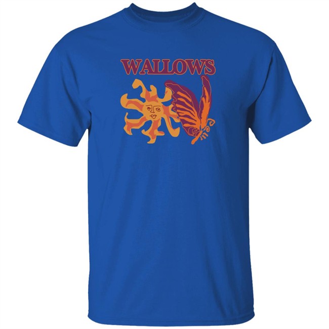 Wallows Merch Wavy Sun T Shirt Wallows Merch Wavy Sun T Shirt