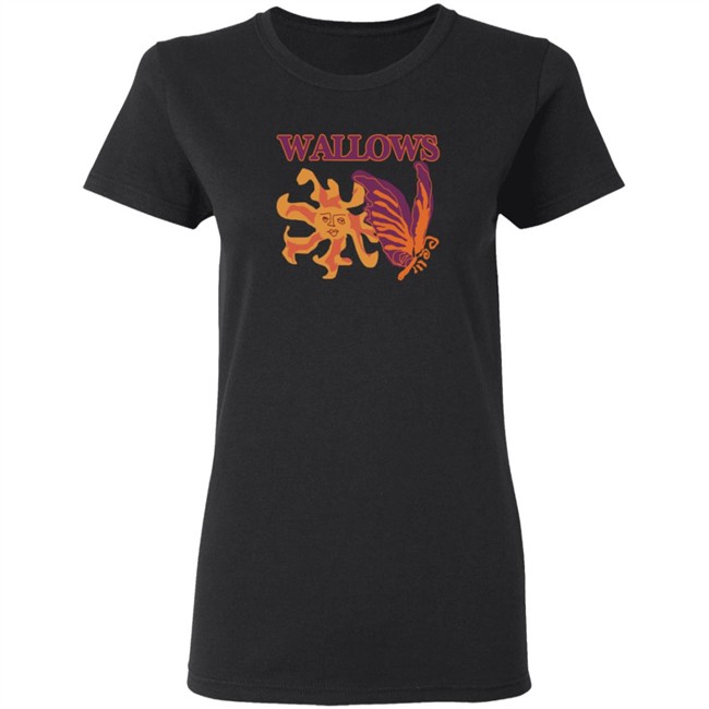 Wallows Merch Wavy Sun T Shirt Wallows Merch Wavy Sun T Shirt