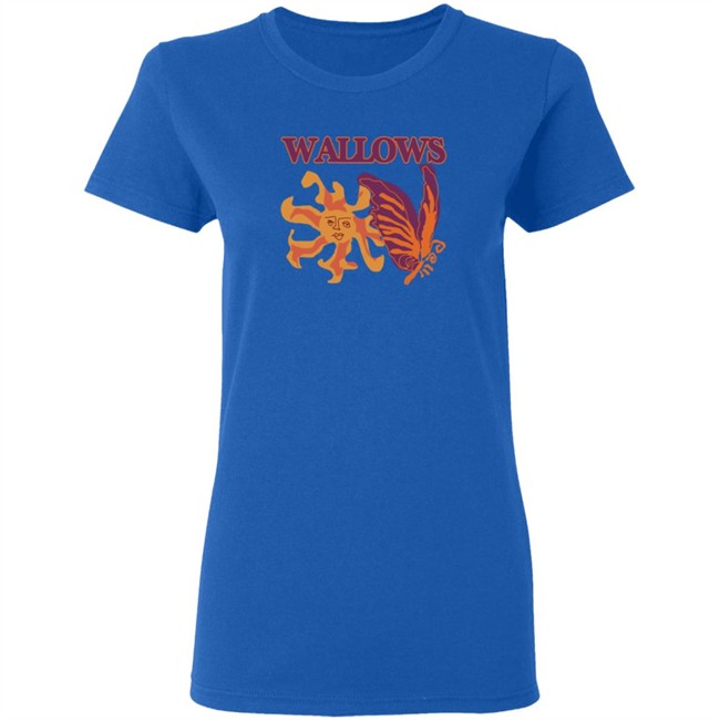 Wallows Merch Wavy Sun T Shirt Wallows Merch Wavy Sun T Shirt