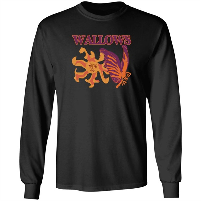 Wallows Merch Wavy Sun T Shirt Wallows Merch Wavy Sun T Shirt