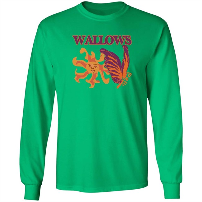 Wallows Merch Wavy Sun T Shirt Wallows Merch Wavy Sun T Shirt
