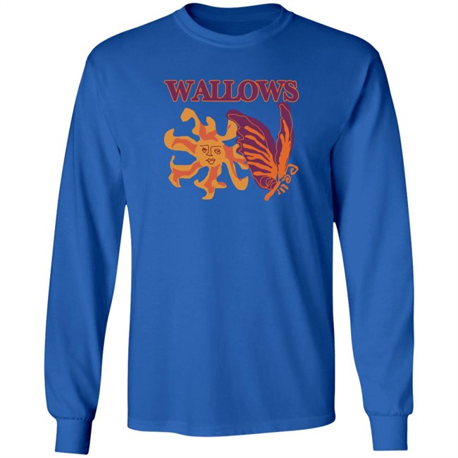 Wallows Merch Wavy Sun T Shirt Wallows Merch Wavy Sun T Shirt