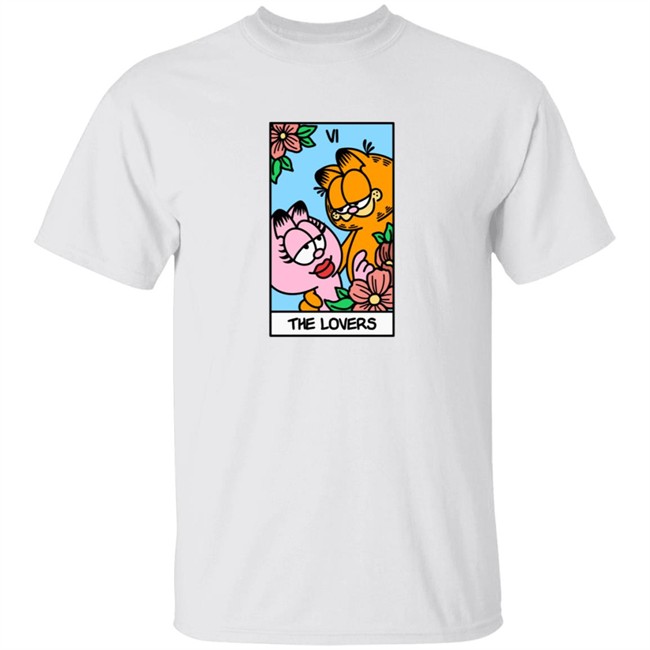 The Lovers Tarot Card But It's Garfield And Arlene Shirt