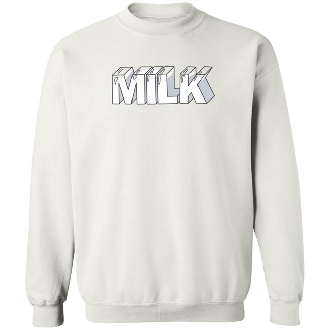 Ted Nivison Merch Milk Crew Neck Sweatshirt Ted Nivison Merch Milk Crew Neck Sweatshirt