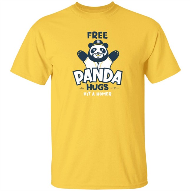 Pablo Sandoval Free Panda Hugs Hit A Homer Shirt Pablo Sandoval Free Panda Hugs Hit A Homer Shirt