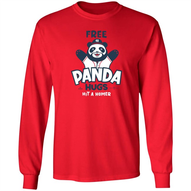 Pablo Sandoval Free Panda Hugs Hit A Homer Shirt Pablo Sandoval Free Panda Hugs Hit A Homer Shirt