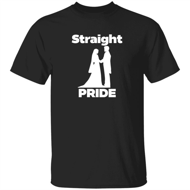 Straight Pride T Shirt Funny Not Gay Tee Shirt