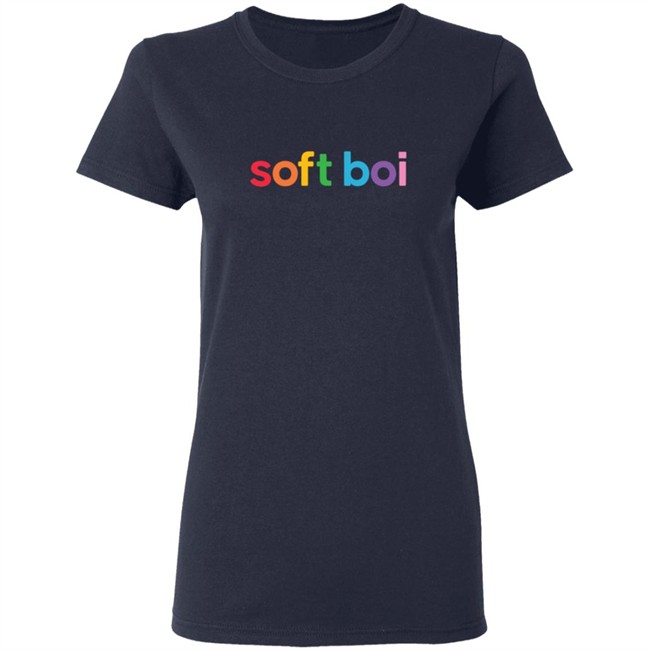 Soft Boi Merch Rainbow Text Crewneck Sweatshirt Soft Boi Merch Rainbow Text Crewneck Sweatshirt