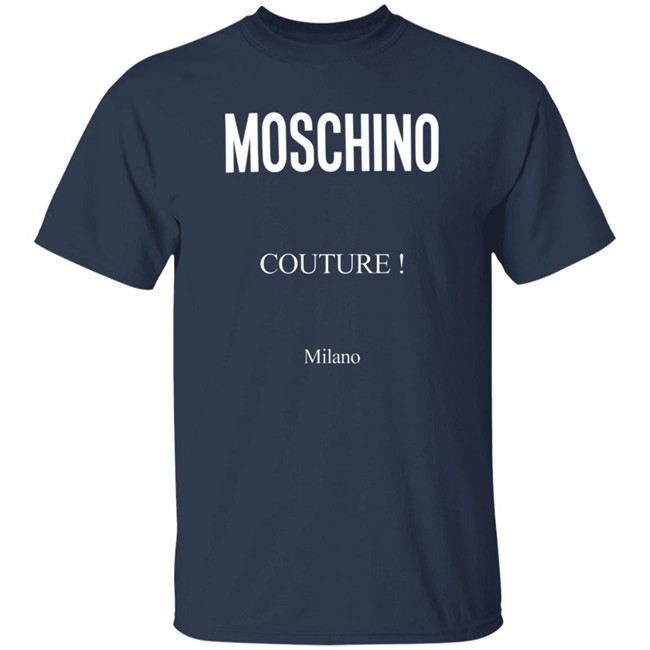 Shop Moschino Couture Milano T Shirt Shop Moschino Couture Milano T Shirt