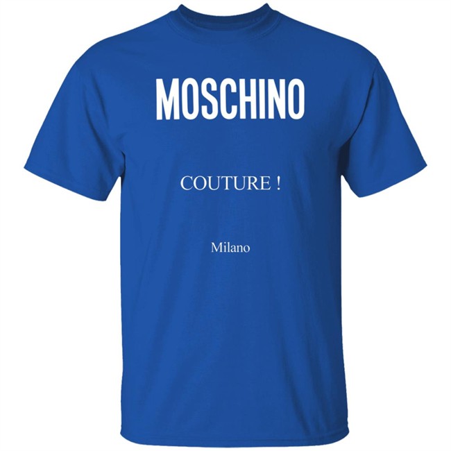 Shop Moschino Couture Milano T Shirt Shop Moschino Couture Milano T Shirt