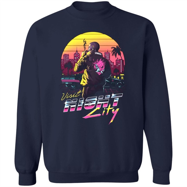 Cyberpunk 2077 Visit Night City Shirt Cyberpunk 2077 Visit Night City Shirt
