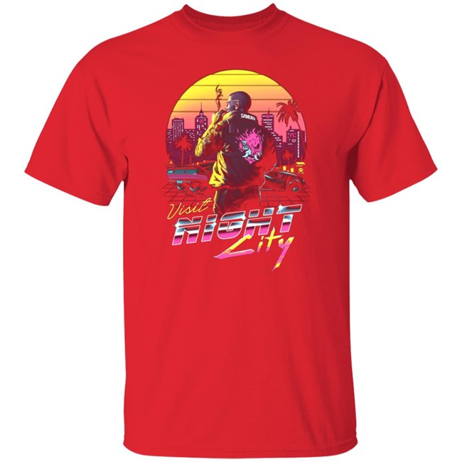 Cyberpunk 2077 Visit Night City Shirt Cyberpunk 2077 Visit Night City Shirt